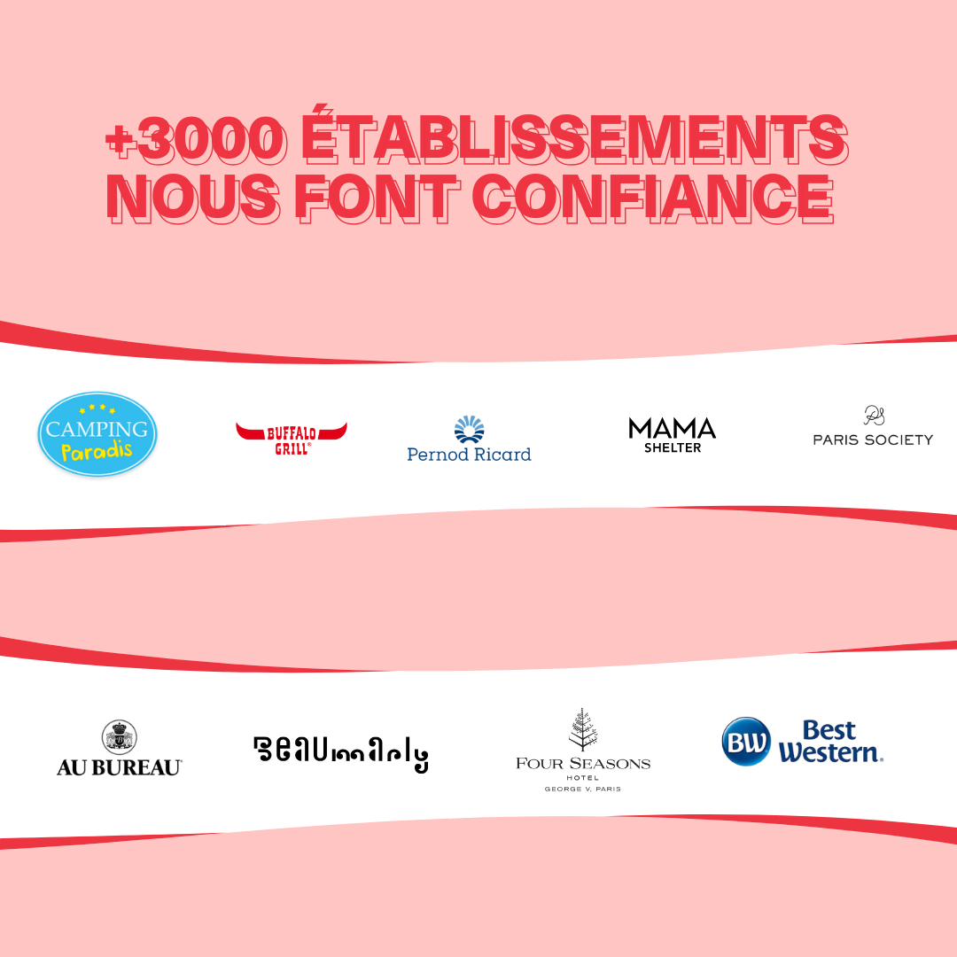 Parmi toutes les marques partenaires de Straws-Berry : Camping Paradis, Buffalo Grill, Pernod Ricard, Mama Shelter, Four Seasons et Best Westerns