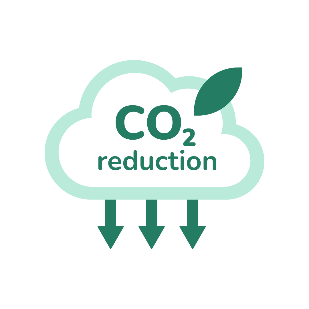 pictogramme CO2 réduction